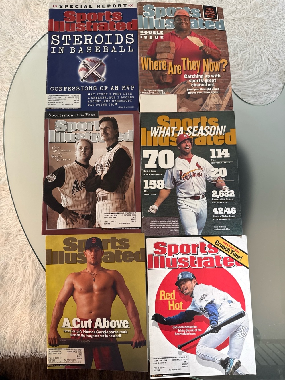Sports Illustrated Magazine Lot Of Six
